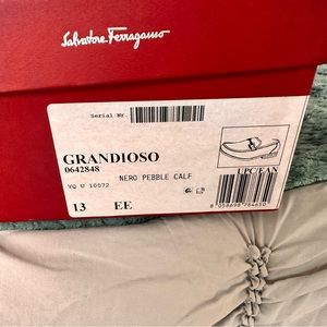 Salvatore Ferragamo Men’s Dress Leather loafers. Size 13. Only worn once.